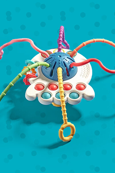 Circle Toys UFO Eğitici Duyusal Aktivite Oyuncağı - 1-3 Yaş Yürümeye Başlayan Çocuklar Için Montessori Seti