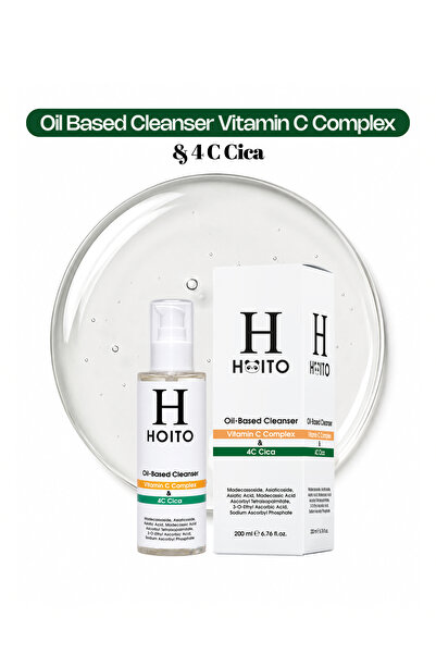 Hoito Oil Based Cleanser - Vitamin C Complex & 4C Cica Aydınlatıcı & Yatıştır...