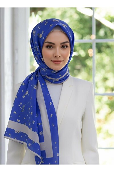 Vissona %100 Saf İpek Şal İnce Saten Vual Dokuma Fresh 90x210 Şal