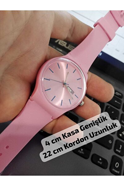 Ricardo Silicone Strap Unisex Wristwatch Pink