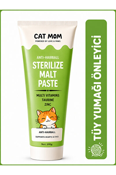 cat mom Kısırlaştırılmış Kediler İçin Kedi Maltı, Tüy Topaklarını ve Kusmayı ...