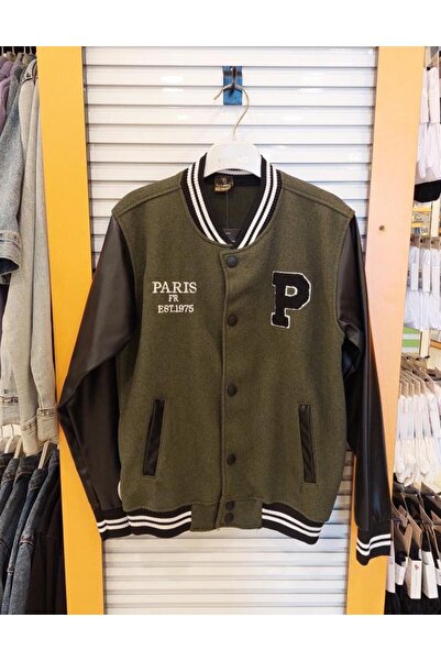 Yonca Çocuk BARCODE Kids 30054 P Written Children's College Cardigan