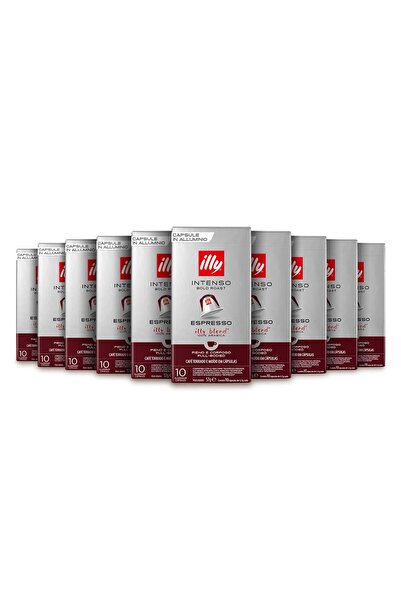 illy 10 كبسولات إنتنسو من الألومنيوم