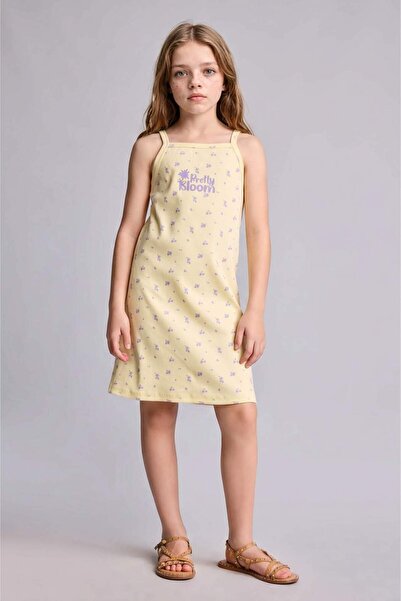 DeFacto Sleeveless Cotton Dress for Girls H2107A826Hs