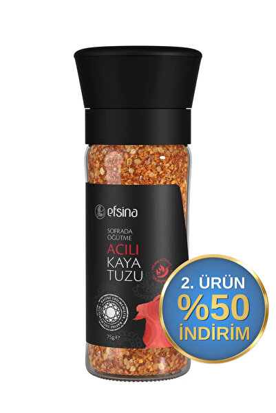 Efsina 75 gr Sofrada Öğütme Acılı Kaya Tuzu