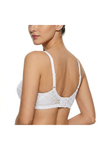 Noom Nightwear Cotton Bra with Lace