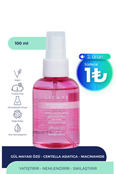 Licape Etkisi Arttırılmış Saf Gül Mayası Toniği 100ml