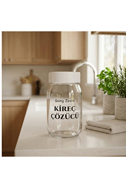 Going Zeero Glass Storage Jar for Limescale Remover