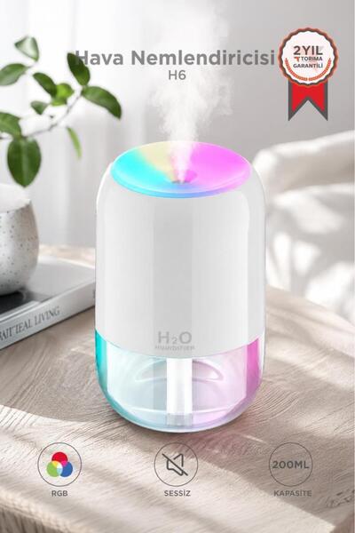 Torima Hava Nemlendirici Buhar Makinesi Ve Aroma Difüzörü 200ml Ultrasonik Re...