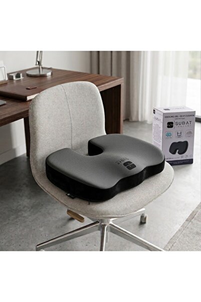SUBAT Comfort | وسادة مقعد طبية من الميموري فوم مع جل التبريد لتخفيف آلام الظ...