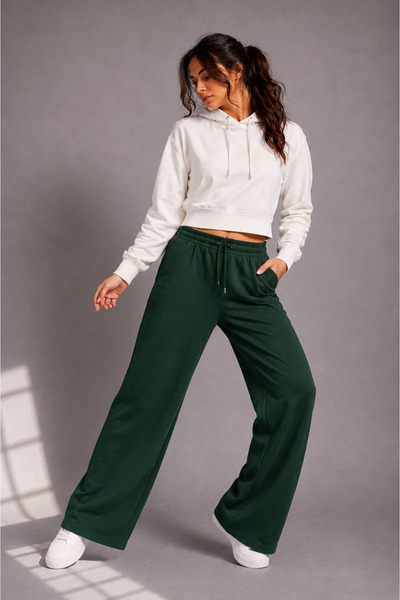 FORMO Women's Modal Palazzo Trend Wide Leg Quality Sweatpants with Pockets