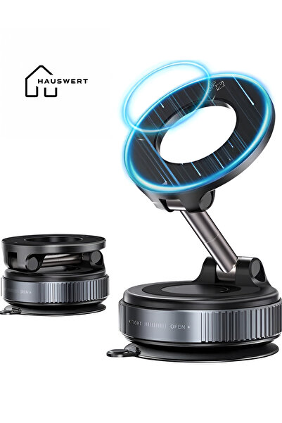 hauswert MagSafe Uyumlu 360° Telefon Tutucu Mıknatıslı Ayarlanabilir Araç İçi...
