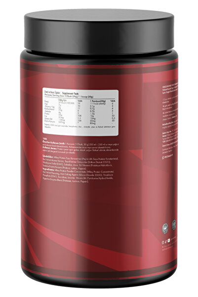 GRIZZONE Whey Proteın 2.000 Gr ( Red Velvet Aromalı )