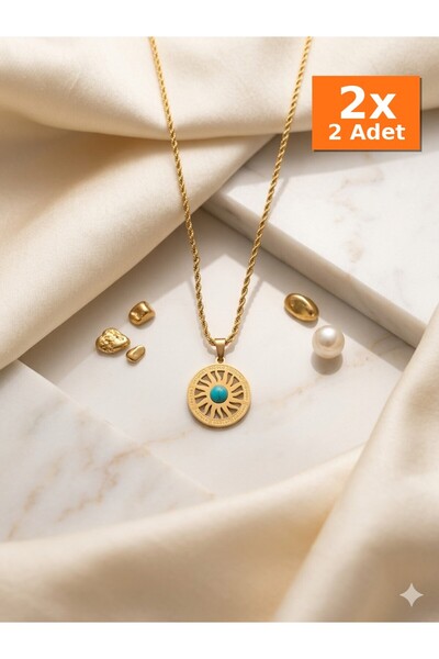 Bozhi Steel Necklace 476 Gold Special Gift
