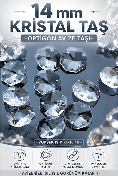 VENON HALKASIZ 2000 Adet || Avize Taşı 14 Mm Kristal Avize |||| Taşı Kristal ...