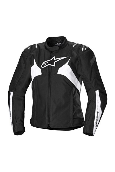 Alpinestars Stella T-JAWS V4 WP Korumalı Kadın Motosiklet Montu Siyah Beyaz