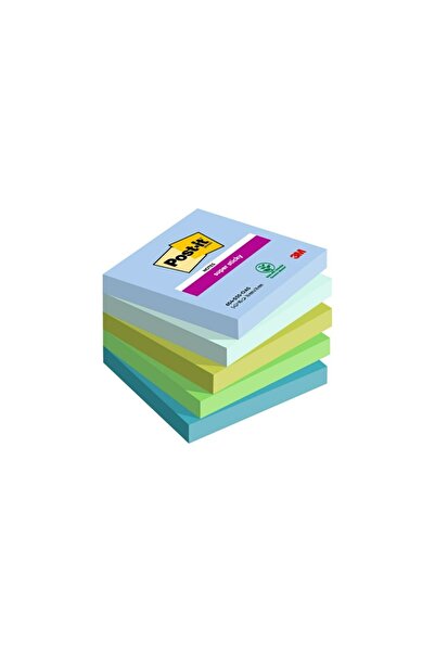 Post-it Notițe adezive super lipicioase 76 x 76 mm 90 coli x 5 culori asortat...