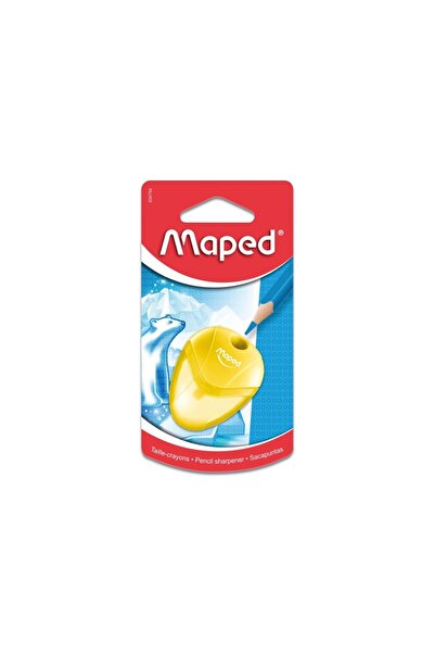 Maped Ascuțitoare I-gloo simplă cu rezervor galben tip blister