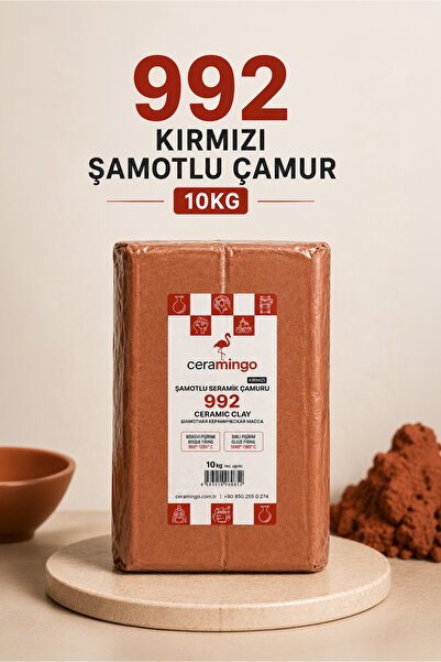 RefSan 992 Kırmızı Şamotlu Çamur 10 Kg
