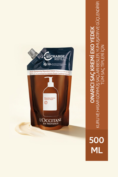 L'Occitane Onarıcı Saç Kremi Eko Yedek (Refill), Kuru ve Hasar Görmüş Saçlar ...