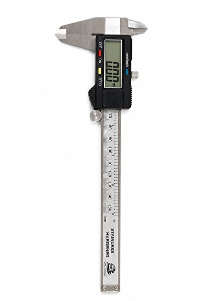 CMC Tools Dijital Kumpas 150 mm (6'') Paslanmaz Çelik LCD Ekranlı Hassas Ölçü...