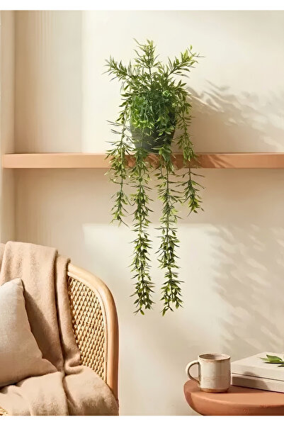 HOMİNG Homing Yapay Yeşil Sarkıt Bitki Okaliptus Tarzı