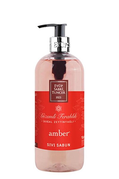 Eyüp Sabri Tuncer Amber 500ml Pet Bottle Liquid Soap Natural Olive Oil