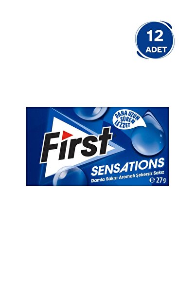 First Sensations Damla Sakızı Aromalı Sakız 27 gr - 12 Adet