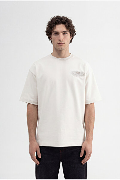 Machinist Tricou oversize Metal Space pentru bărbați, gri spațial