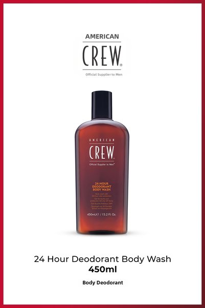 American Crew 24 Hour Deodorant Man Body Wash 450 ml – 24 Hour Effective Show...