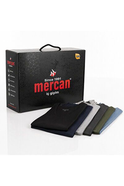 Mercan Erkek Modal Atlet (1 KUTU 6 RENK)