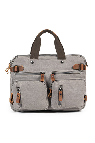 Necati Çanta Canvas Fabric, Multifunctional, Hand and Shoulder and Backpack w...