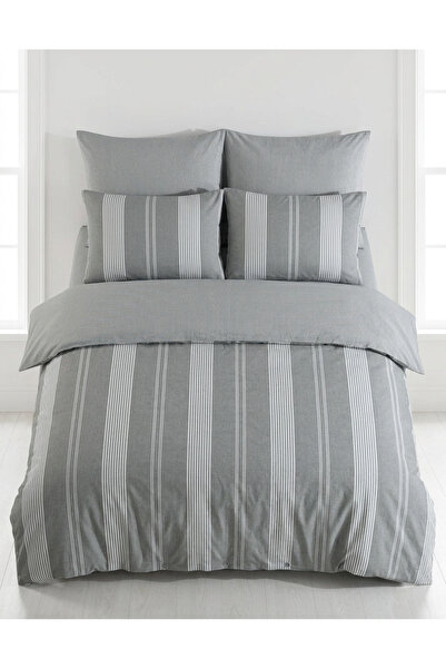 Generic Brand Gray Double Sheet Fitted Sheet Set