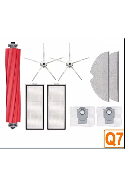 LİN GRUP Roborock Q7 Max Plus - Set de filtre Hepa compatibile cu perie