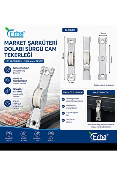 ERHA SÜRGÜ CAM TEKERLEĞİ