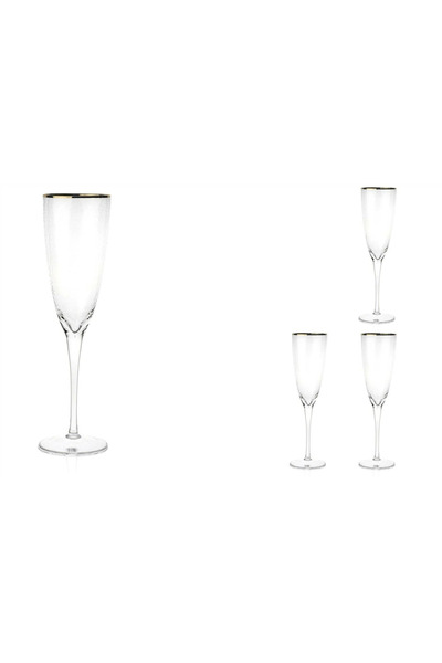 Onedekor 4lü Elysia Şampanya Bardağı 235ml