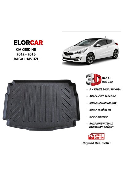ELORCAR Kıa Ceed Hb 2012 2016 3d Bagaj Havuzu