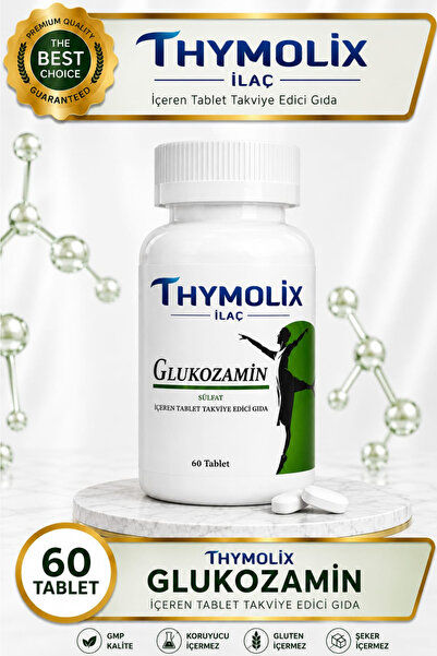 THYMOLİX İLAÇ Glukozamin Sülfat 1500 mg 60 Tablet | Glukozamin İçeren Takviye...