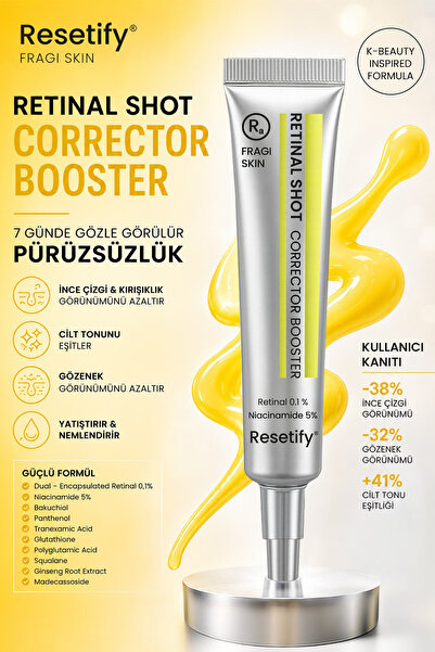 RESETIFY Retinal (%0,1) Shot Corrector Booster Krem 20 ML