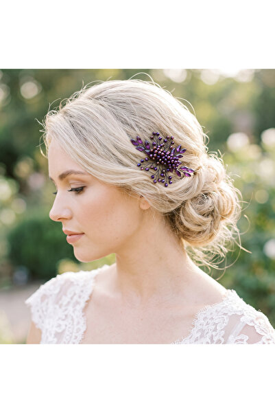 gelinmz Stylish and Elegant Wedding and Engagement Bridal Crown and Hair Acce...