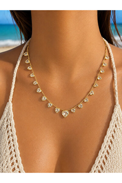 h&b design jewel Kalp Charmlı Kolye