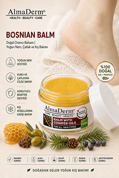 ALMADERM Bosnian Balm – İğne Yapraklı Yağlar İçeren Doğal Boşnak Balsamı