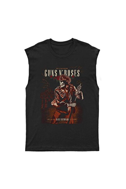Adrift Guns N' Roses Kesik Kol Tişört Kolsuz T-shirt Bkt5238