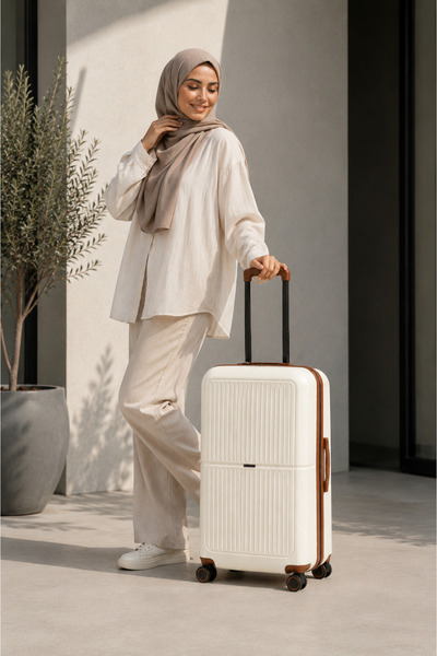 LUGGBAG مجموعة حقائب تريكلاين، 4 قطع، موديل Too7، مقاسات 28/24/20/14، مصنوعة من مادة ABS + PC