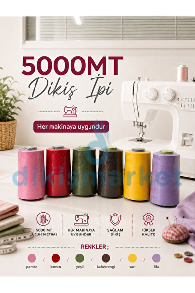 For sewing machines/ 5000mt / 120no
