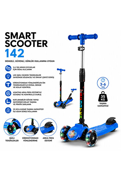 BabyHope Smart Scooter Mavi