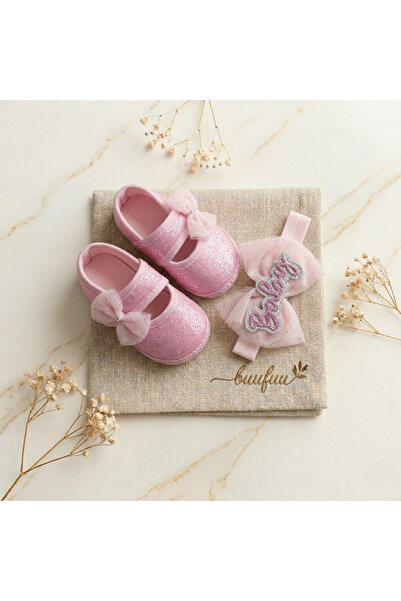 ruhaay Baby Girl Scalloped Boneli Booties Newborn Girl Mevlüt Daily Wear