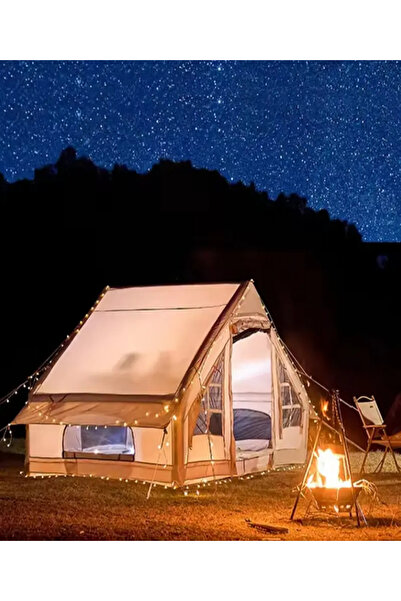 POBO 6 Kişilik ŞİŞME Kamp Çadırı Plaj Tatil Deniz Çadır Oxford Kumaşlı Pompalı