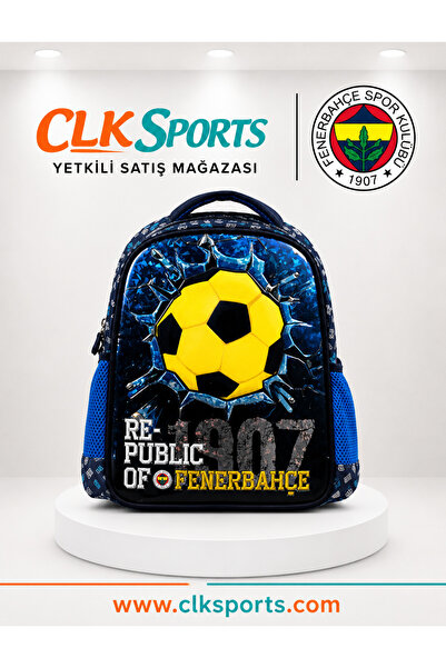 Fenerbahçe Licensed Kindergarten Bag, Double Eyed Pen Bag - Steel Flask 500 m...
