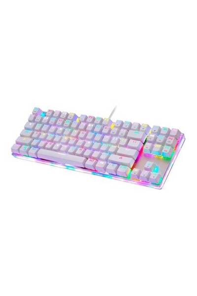 MOTOSPEED Tastatură de gaming K87S, albă